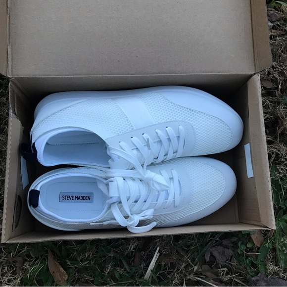 STEVE MADDEN MENS LACE UP ROSTER ULTRA LIGHTWEIGHT SNEAKERS SIZE 11 - Picture 7 of 16